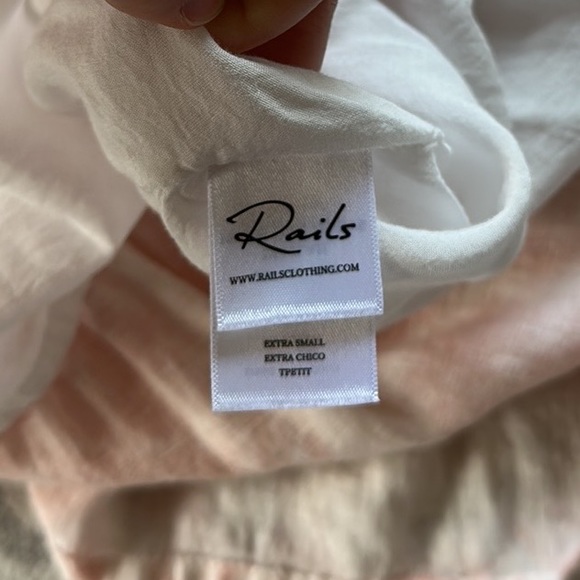 Rails Delilah Peach Pink Tie Dye Midi Dress - Picture 7 of 8